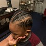 Kid braided 2ponytails