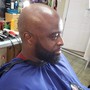 Bald Head Razor Shave w/beard