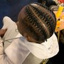 Kid's Mohawk braids