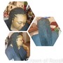 Braid down only for wigs or crochet braids