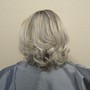 Short hair length, bleaching hair and color