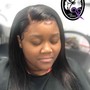 Lace closure sew-in