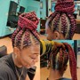 Stitch braids 4 to 6 braids