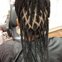 Med Knotless Box Braids (Midback)