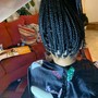 small box plaits/butt