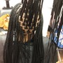 Med Knotless Box Braids (Midback)