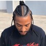 Men’s Cornrows/W DESIGNS or 8 or more straight backs