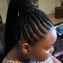 July special medium Knotless or regular box plaits lower or mid back