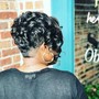 Flat Twists (or twist up do)