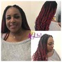 Braid down for crochet/wig