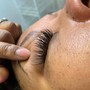 Eyelash Extension Removal someone else work