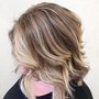 Partial  Balayage or partial foil teasylights