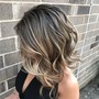 Partial  Balayage or partial foil teasylights