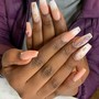 Full set acrylic nails