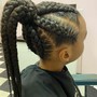 Kid's knotless Braids under 9yrs of age