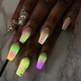 Full set acrylic nails