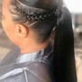 Add on Loc Style two to four braids