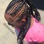 Kid's 2 layer Braids