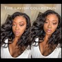 NATURAL HAIR BLOW OUT- (no relaxer)