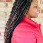 Micro locs w/natural hair