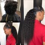 Shampoo and Style(Hair extensions)