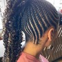 Feed-in Cornrows (3 layers)