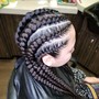 Mohawk Braids (Shaved Sides)