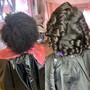 Natural hair braid class