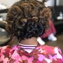 Natural Hair Press/Trim Short to Shoulder Length