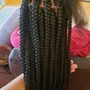 Boxer braids (2 cornrows)