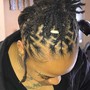 Adult Mohawk w/weave