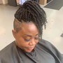 Feed in braids w/ sew in back