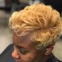 Bleach with toner on natural hair