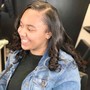 Women's transformation Cut natural hair