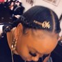 Small feed-in ponytail/Nikki  ponytail