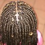 Two-strand twist on natural hair