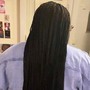 Medium Knotless Braids