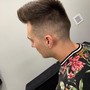 Men's basic Haircut-Taper-Fade no face or beard trim