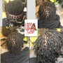 Curly Bulk Hair-Two Strand