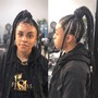 Braids on natural hair