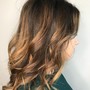 Root Touch Up/Single Process Color+Womens Haircut