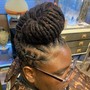 Two Strand Twist/ Rope Twist/  Single Plaits (Shoulder to Mid Back Length)