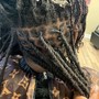 Retwist Medium/Large Locs BASIC STYLE ONLY (NO TWO STRAND TWIST/ UPDOS IS NOT A BASIC STYLE) MUST ADD STYLE BELOW