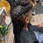 Two Strand Twist/ Rope Twist/  Single Plaits (Shoulder to Mid Back Length)