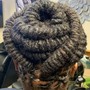 Retwist Medium/Large Locs BASIC STYLE ONLY (NO TWO STRAND TWIST/ UPDOS IS NOT A BASIC STYLE) MUST ADD STYLE BELOW