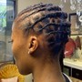 Two Strand Twist/ Rope Twist/  Single Plaits (Shoulder to Mid Back Length)