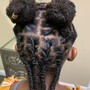 Kid Retwist and Style (SM/MED/LG) Ages 7 to 12 ONLY.  13 AND UP BOOK UNDER STANDARD RETWIST