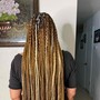 Knotless box braids