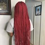 Knotless box braids