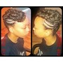 braid style w/beads (hair added)